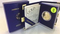 1996 GOLD EAGLE 1 OZ WITH COA IN CASE