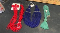 Bead necklaces