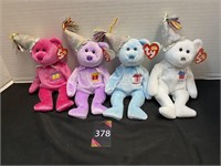 Beanie Babies with Cases