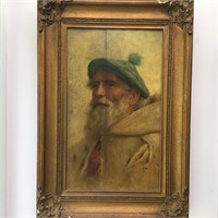 SIGNED MARITIME PORTRAIT OIL