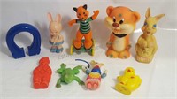 Assorted Vintage Plastic Toys