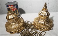 Dessus de lampe suspendue vintage