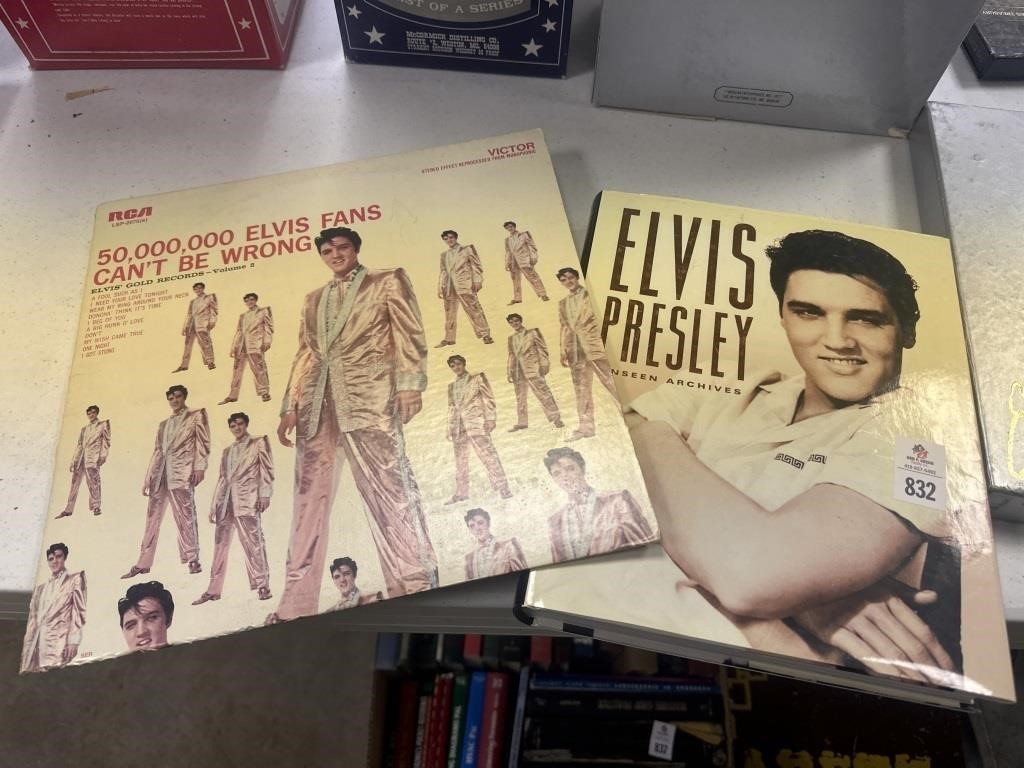 Elvis book and album