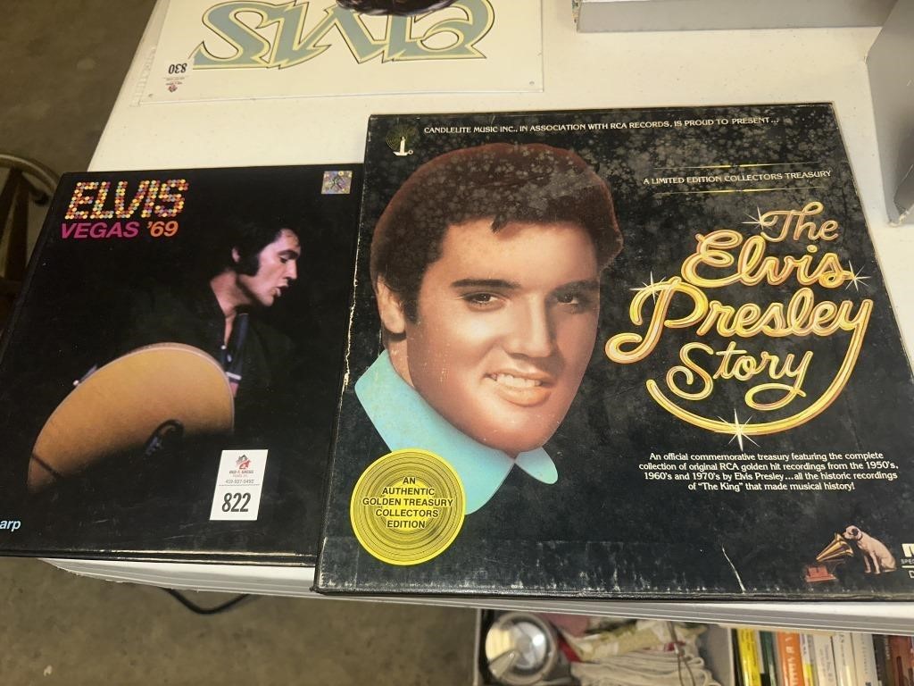 Elvis book and albums
