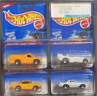 1996 Hotwheels Splatter Paint series 1 Cars 1-4
