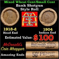 Small Cent Mixed Roll Orig Brandt McDonalds Wrappe