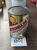 Shell Aeroshell Composite Quart Oil Can - Full