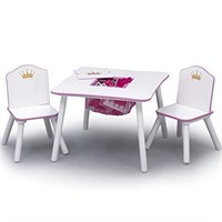 Delta Children Princess Crown Kids Wood Table and