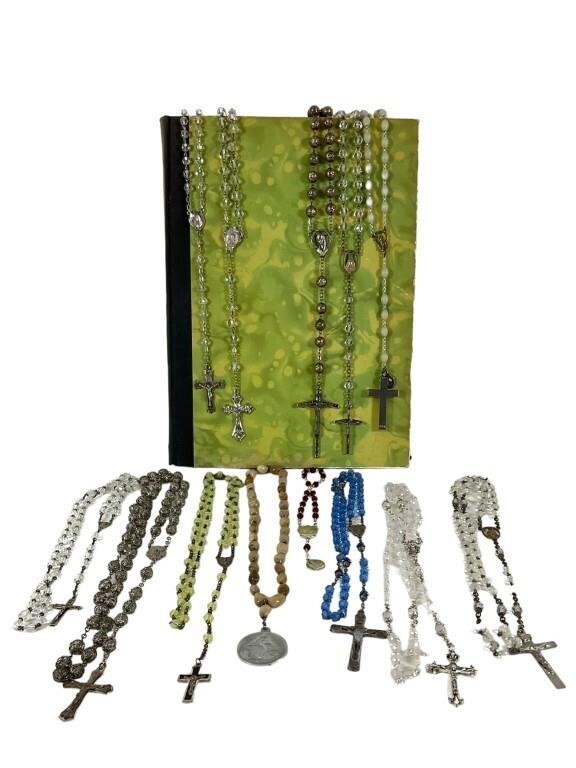 Sterling, Italian & Other Vintage Rosaries