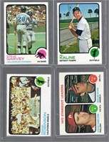 1973 Topps 4 Cards - Ryan, Carlton, Kaline,