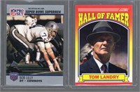 Bob Lilly & Tom Landry Cards - 1990 Pro Set &