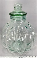 Large 16 inch bubble glass jar