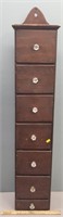 Country Wood Wall Drawers Cabinet