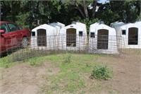 (2) calf huts