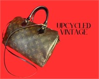 LOUIS VUITTON Vintage Monogram UpCycled Speedy 25