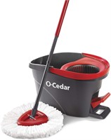 O-Cedar EasyWring Mop & Bucket  Red/Gray