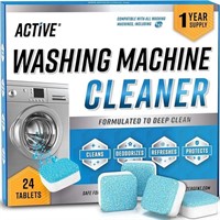 Washing Machine Cleaner Descaler 24 Pack - Deep Cl