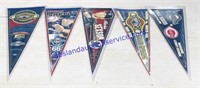 Lot of (5) Milwaukee Brewers Pendant Flags