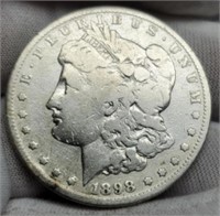 1898-S Morgan Silver Dollar