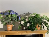 3 Artificial Flower Arrangements