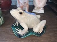 Pottery Garden Frog