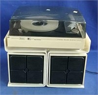 Sears record player system, working