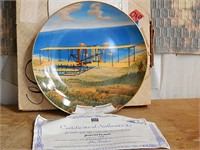 The Wright Brothers at Kitty Hawk Collector Plate
