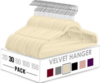 $31 Premium Velvet Hangers 30 Pack
