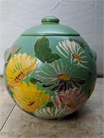 Ransburg 1930's/40's Hand Decorated Cookie Jar