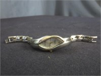 Geneva Silver & Gold Toned Women's Watch (Water