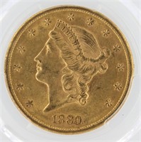 1880-S Double Eagle PCGS MS61 $20 Liberty Head