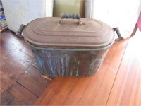 antique Copper boiler tub