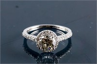 14k White Gold 1.15ct Round Brilliant Diamond Ring