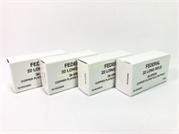 Four boxes Federal 22LR ammo
