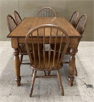 Farmhouse Oak Table & Chairs