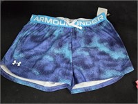 Under Armour Girls' Play Up Printed Shorts Sz YXL