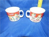 2 Campbell Soup Mugs