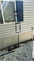 Metal plant stand w/ weights