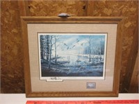 Signed Print By Ken Zylla "A Likely Refuge"