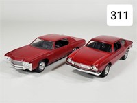1971Chevy Impala & Matador X Built Model Cars