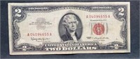 1963 $2 Red Seal US Currency Note