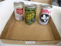 Old Beer Cans- Gilley's is full!