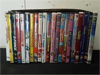 Group of children's DVDs