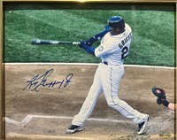 Ken Griffey Jr. signed photo. SCM authenticated