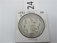 1892-O Silver Morgan Dollar  ***Tax Exempt***