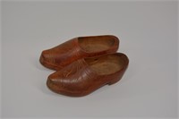 Pair of Wooden Decorative Clogs 6"