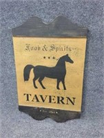 Wood Tavern Sign