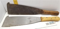 2 COLD STEEL HEAVY MACHETE FROM SOUTH AFRICA