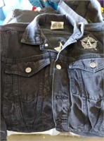 Size Large Kids Denim Jacket