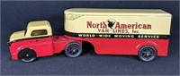 Vintage Tin Lithograph Moving Truck & Trailer